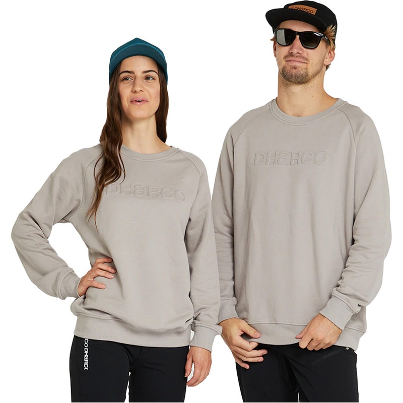 DHaRCO Unisex Crewneck Jumper - XS - Grey Stone