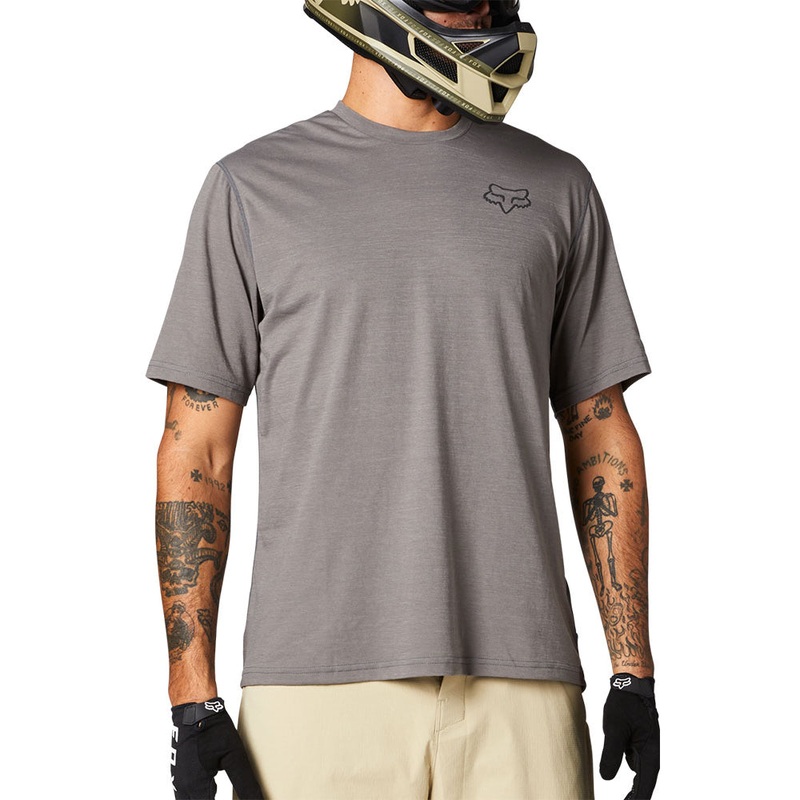 Fox Flexair Delta Short Sleeve Jersey - XL - Pewter