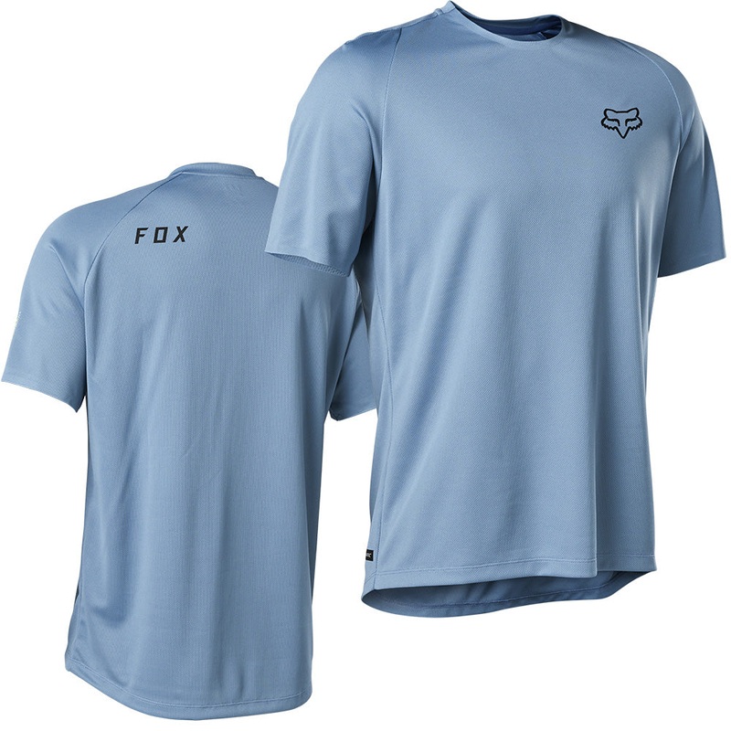 Fox Ranger Power Dry Short Sleeve Jersey - XL - Dusty Blue