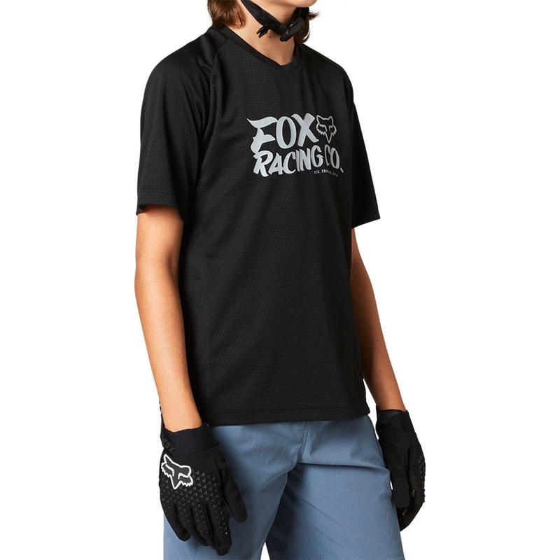 Fox Ranger Powerdry Short Sleeve Jersey - XL - Pewter