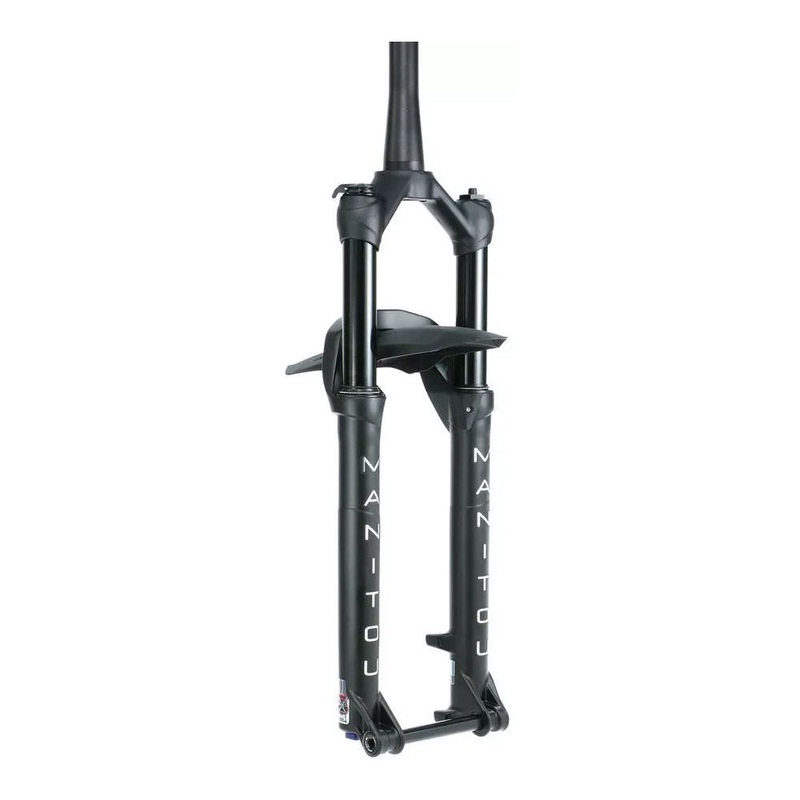 Manitou Machete Fork - 27.5 Inch - 120mm - 15x110mm Boost - 44mm - Bolt Up - Tapered 1 1-8-1.5 Inch - Matte Black