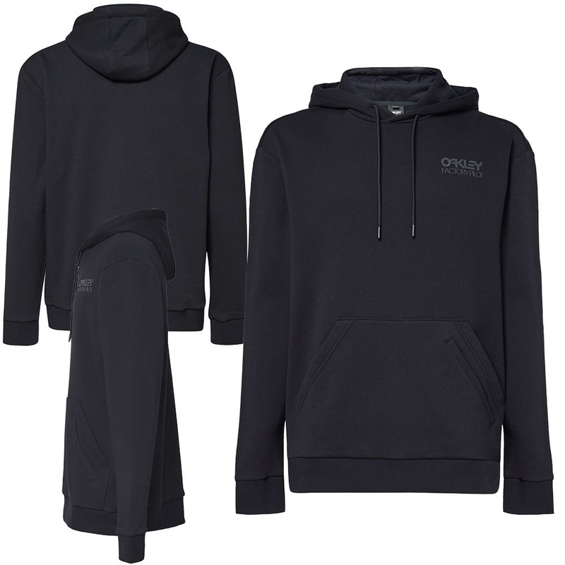 Oakley Freeride Fleece Hoodie - M - Tonal Black