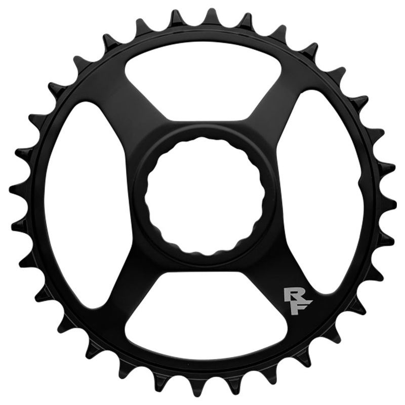 Race Face Cinch Direct Mount Narrow-Wide Chainring - Race Face - Easton Cinch Direct Mount - 6.5-0mm Flip - Round - Black - Steel - 9-12 Speed - 30T