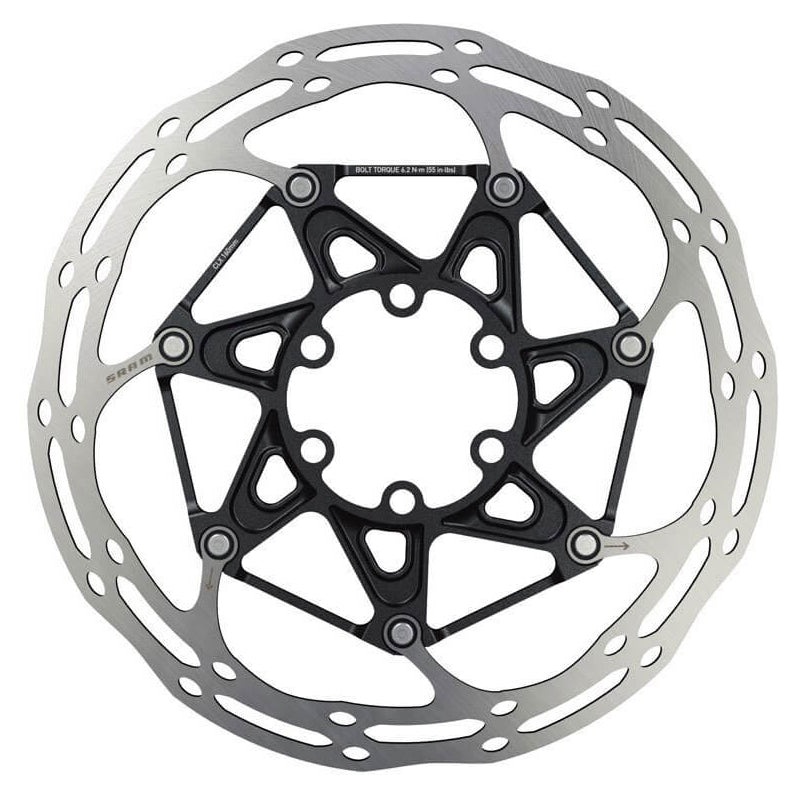 SRAM Centreline 2 Piece 6 Bolt Disc Brake Rotor - 160mm - Rounded Edges - 6 Bolt