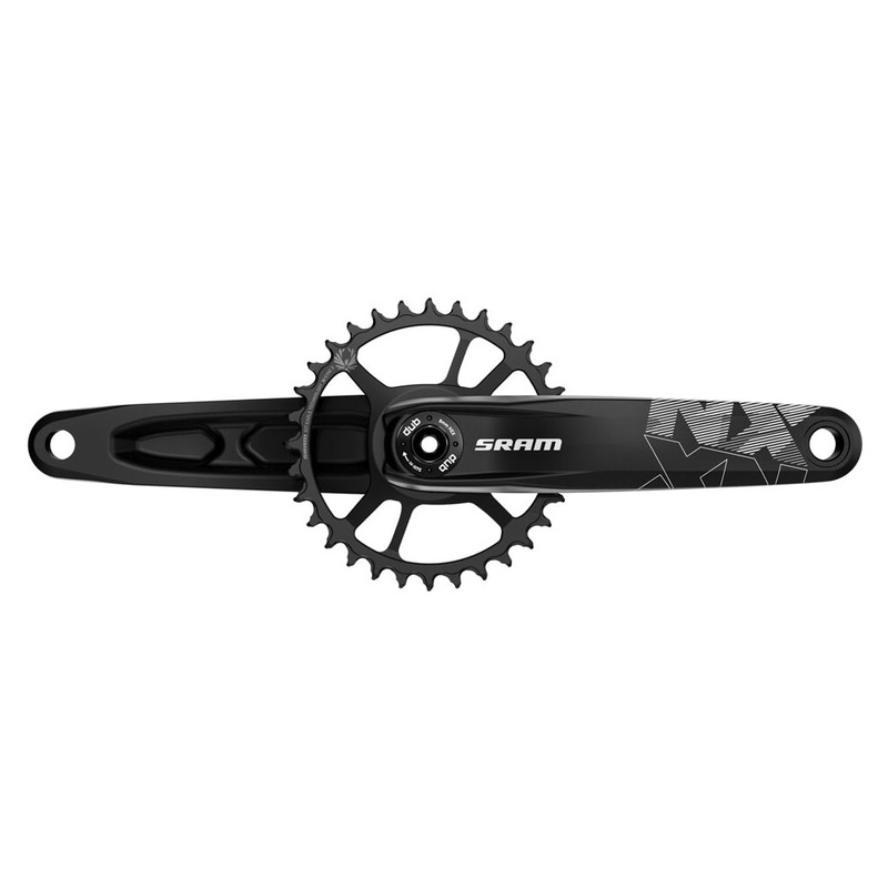 SRAM NX Eagle DUB Crankset - 28.99mm DUB - SRAM Direct Mount - X-Sync 2 Direct Mount - Steel - 3mm Boost - Black - 170mm - 68-73mm - 32T