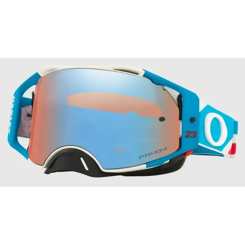 OAKLEY AIRBRAKE MX GOGGLES CHASE SEXTON SIGNATURE SERIES W PRIZM SAPPHIRE OO7046