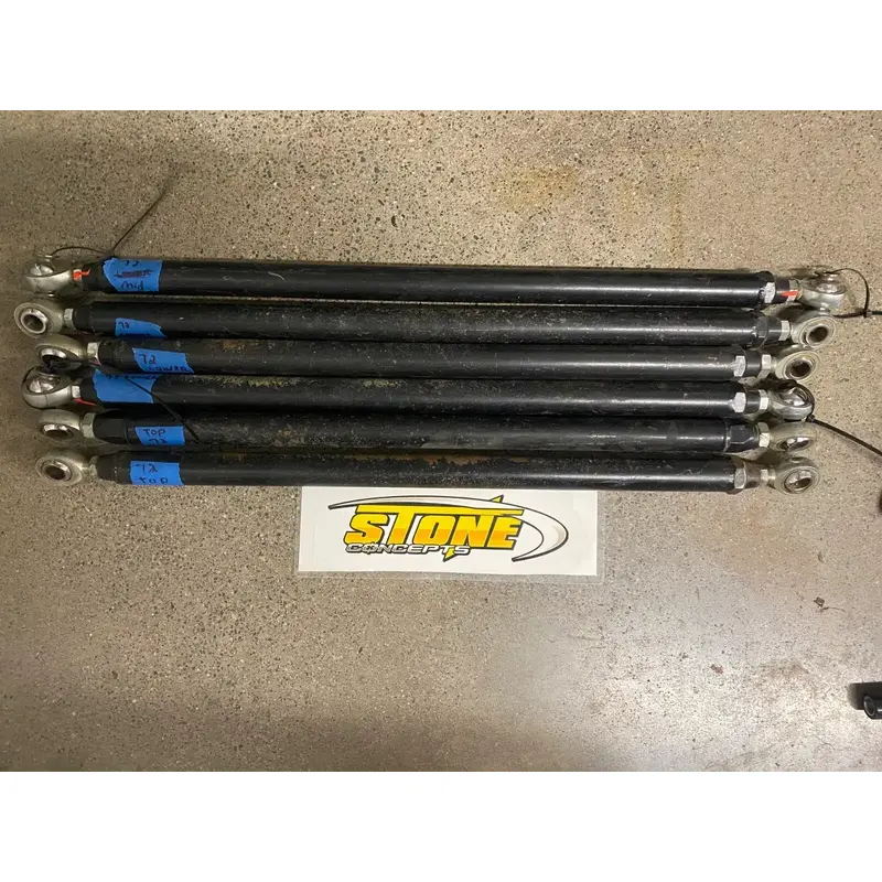 S3 Powersports Billet Rear Straight Radius Rod Set Can-Am Maverick 1000 X3 72"