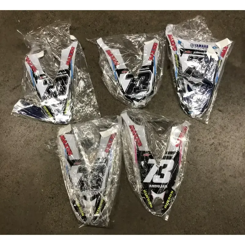 YAMAHA SSI DECALS GRAPHIC KITS STICKERS YFZ450R 450R MANUEL ANDUJAR #73 MAXXIS