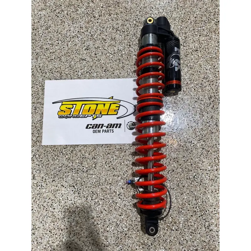 21 22 23 Can-Am OEM Maverick Turbo RR XRS FRONT LEFT DRIVERS  SHOCK RED FOX