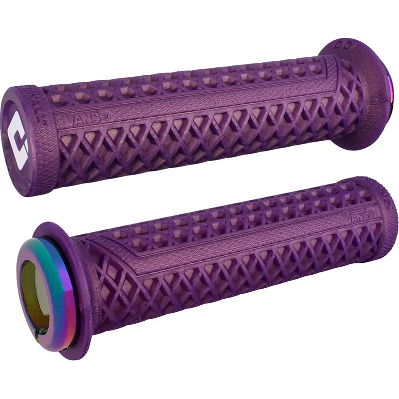 Odi Vans v2.1 Lock-On Grips - ATV - Purple/Oil Slick