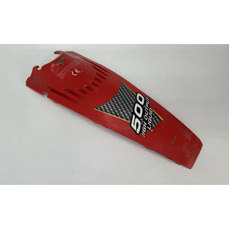 USED OEM 97-02 POLARIS 500 SCRAMBLER RED FRONT FENDER HOOD CENTER GRILL