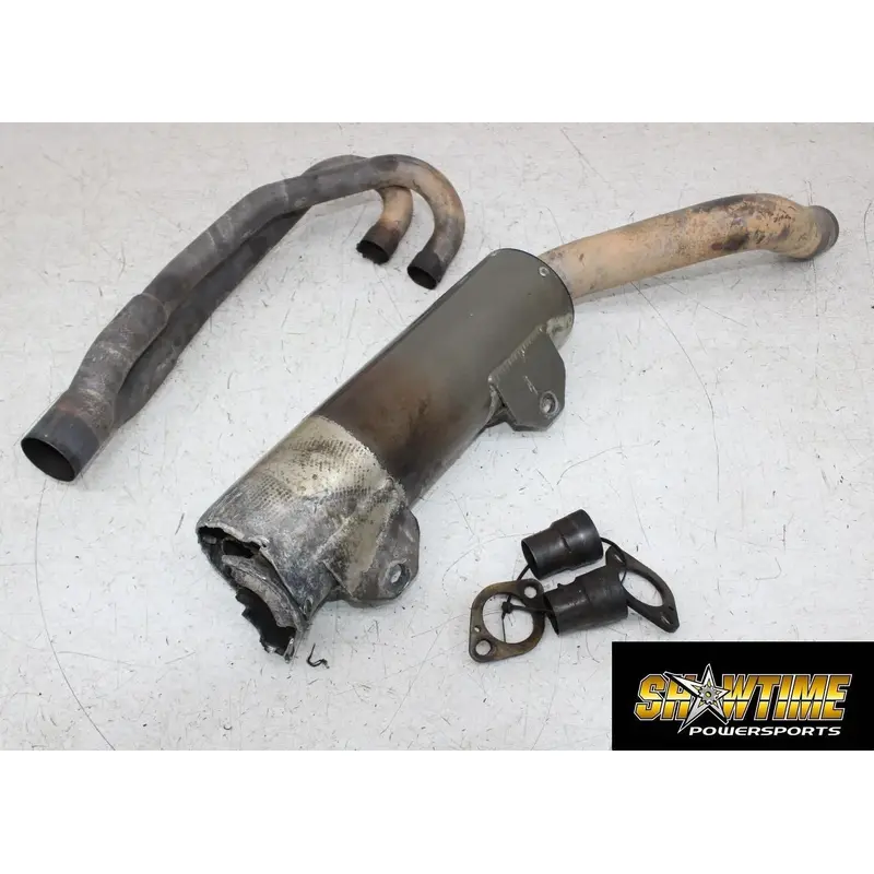 03-07 POLARIS PREDATOR 500 HMF EXHAUST SYSTEM HEADERS PIPE MUFFLER (SEE DESCP)