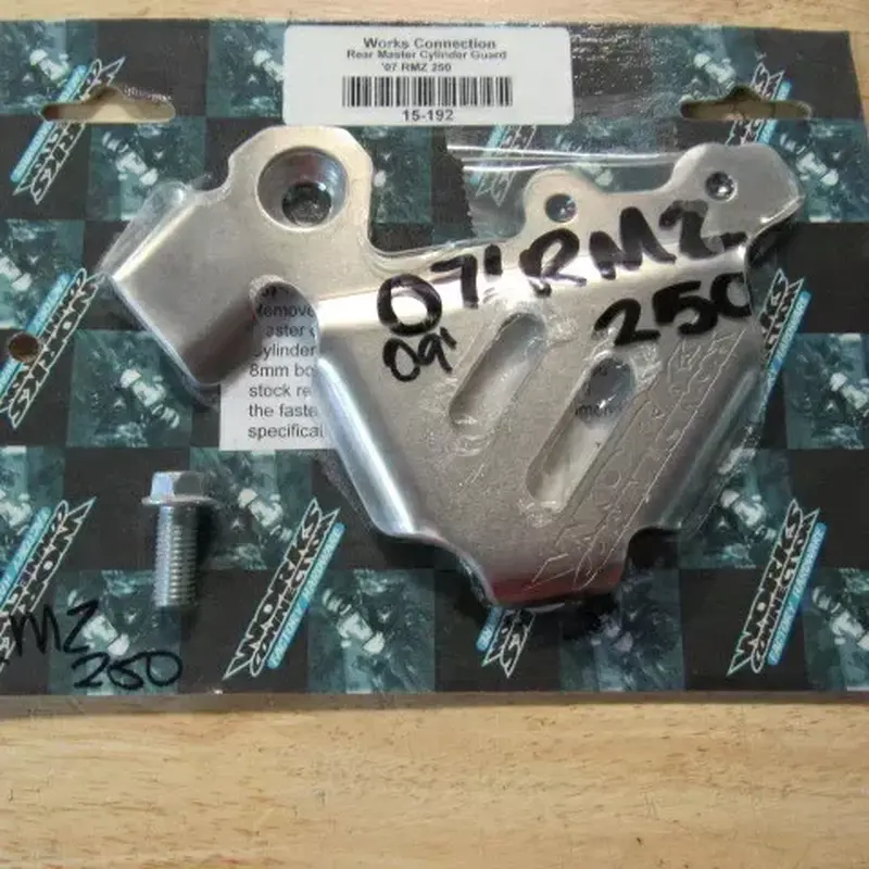WORKS CONNECTION 15-192 REAR MASTER CYLINDER GUARD 07 RMZ 250 NOS
