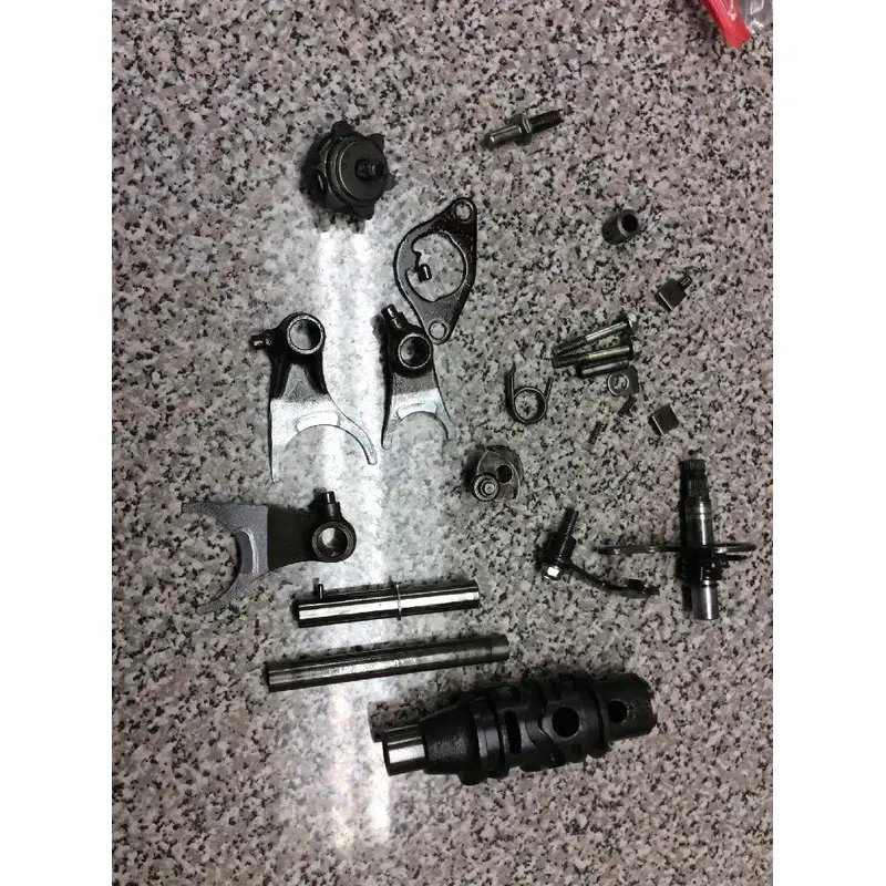 1985 ATC350X Honda 85 ATC 350X  TRANSMISSION TRANNY SHAFTS SHIFT FORKS DRUM