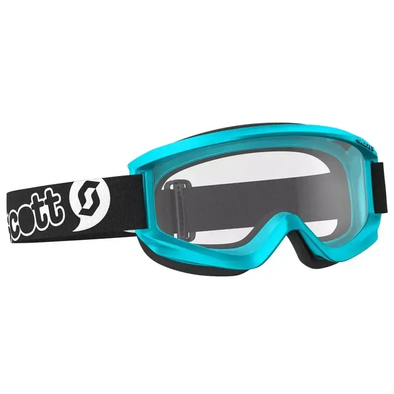 SCOTT AGENT MINI YOUTH Goggles Blue Clear Off Road Snowmobile ATV UTV MX Goggle