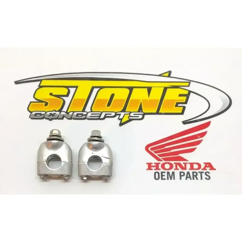OEM Honda 06-14 TRX450R TRX450ER Handle Bar Handlebar Mounts Clamps 7/8" Inch