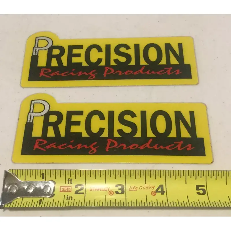 PRECISION MX ATV RACING SUSPENSIONS OFF-ROAD UTV DECAL STICKER EMBLEM SET OF 2