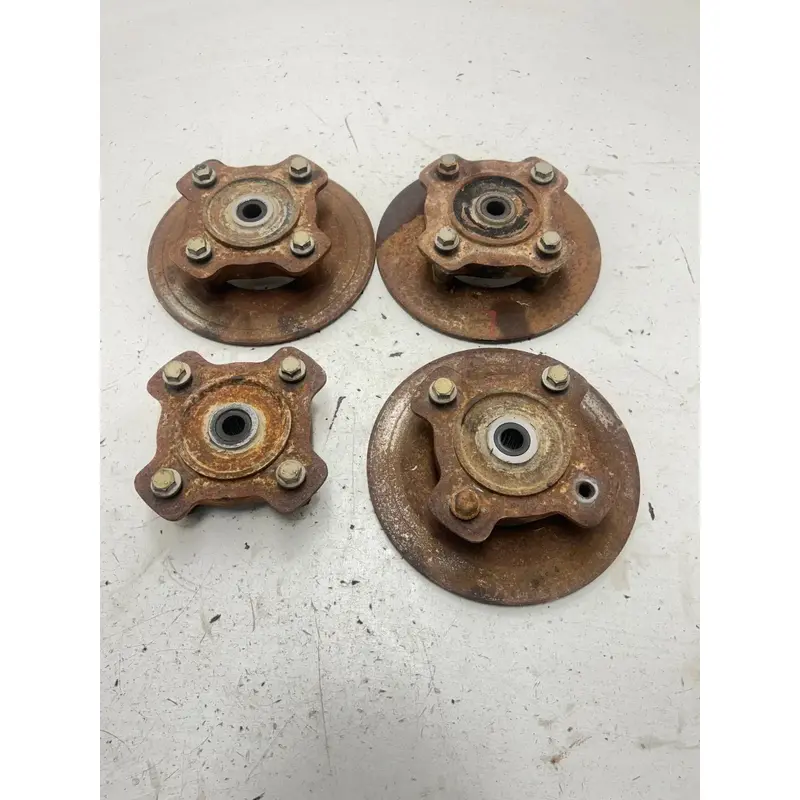 97 1997 Arctic Cat Bearcat 454 4x4 OEM Front Rear Hub Hubs Disc Brake Rotor LR