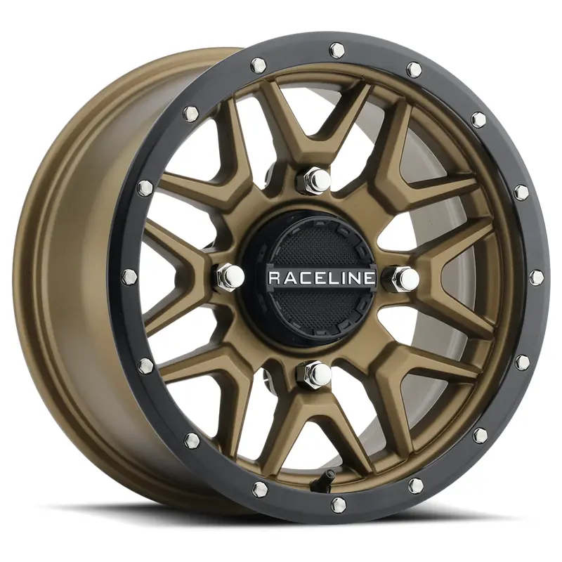 RACELINE KRANK WHEEL 14X7 4/156 6 1 ( 38MM) BLK/BRONZE