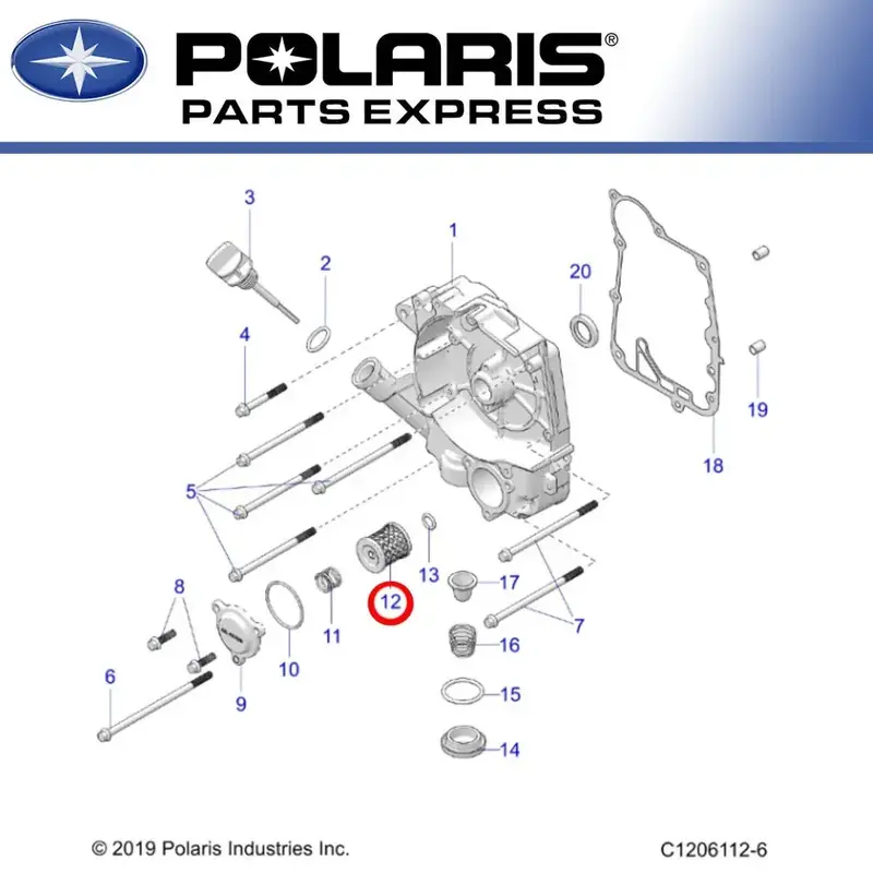 NEW GENUINE POLARIS 2021 OUTLAW 70 OIL FILTER 3023869 OEM