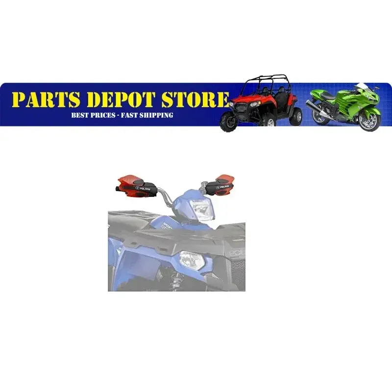POLARIS HAND GUARDS W/ MOUNTS RED SPORTSMAN  OEM NEW 2879380 2876845
