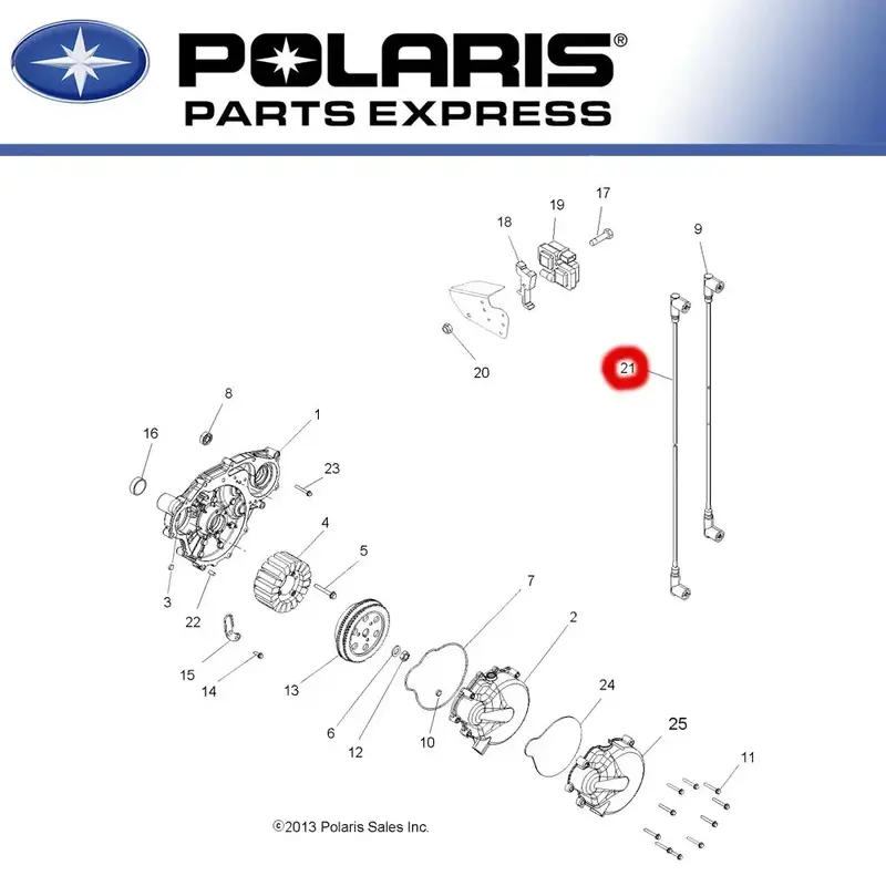 NEW GENUINE POLARIS SPORTAMAN RANGER RZR 700 800 OEM 4012439