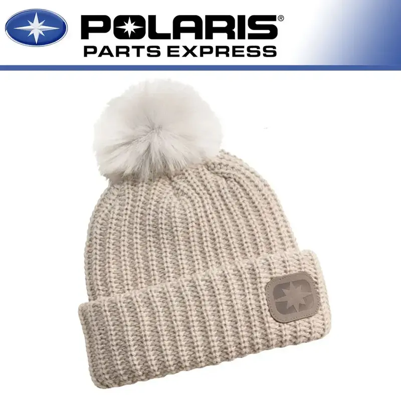 NEW GENUINE POLARIS WOMENS POM BEANIE ASH 2862534