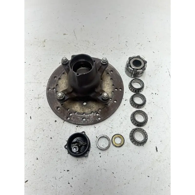 02 2002 Polaris Sportsman 500 H.O. 4x4 OEM GOOD Front Hub Rotor Bearing L R