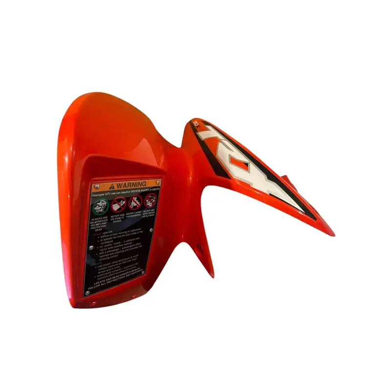HONDA LEFT FRONT FENDER 2006-2024 TRX90 TRX90EX TRX90X  SOLSTICE ORANGE OEM