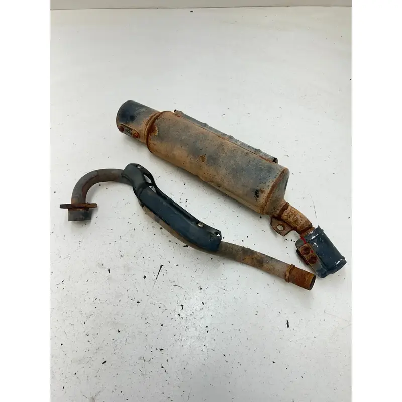 86 1986 Honda Fourtrax Trx200sx 200 Sx OEM Exhaust Header Muffler Silencer