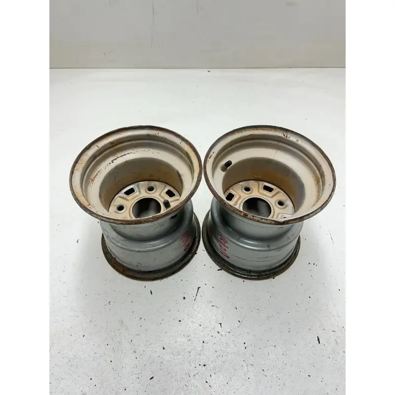 86 1986 Honda Fourtrax Trx200sx 200 Sx OEM Rear Back Wheels Rims 8 X 8.5 Read
