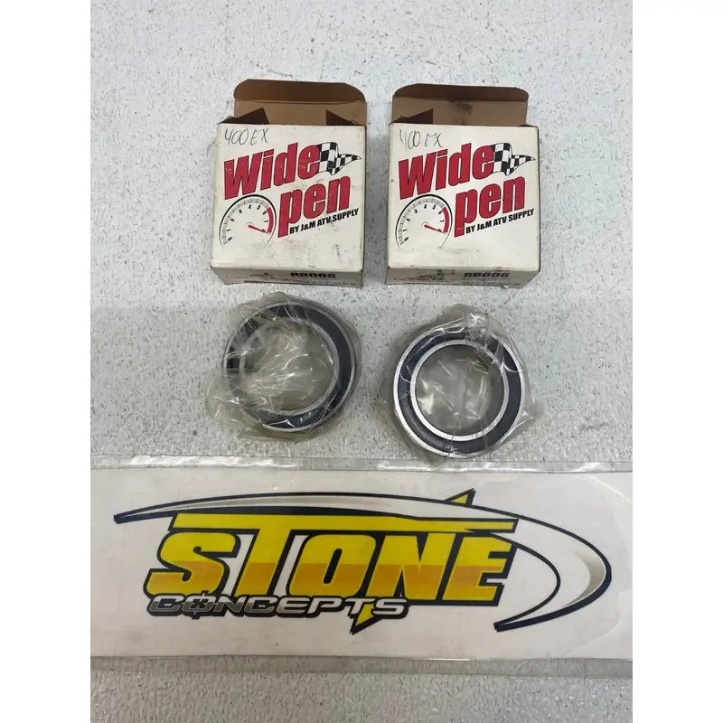 NEW WIDE OPEN 6908 2RS Ball Bearing SET 40x62x12 Sealed HONDA TRX400EX 400EX