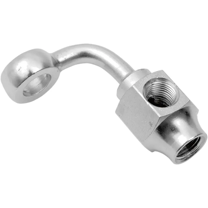 DRAG SPECIALTIES Banjo Fitting - Fits 3/8" X 1/8" NPT - 90? - Short 301