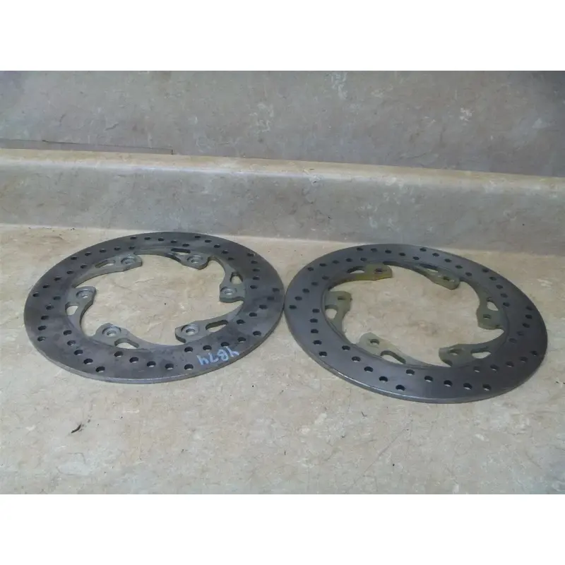 Yamaha 650 XJ TURBO XJ650 Used Front Brake Disk Rotor Set 1983 Vintage YB74