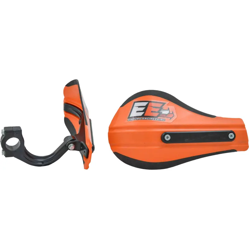 ENDURO ENGINEERING COMPOSITE MNT ROOST DEFLECTORS ORANGE W/MOUNTING HARDWARE