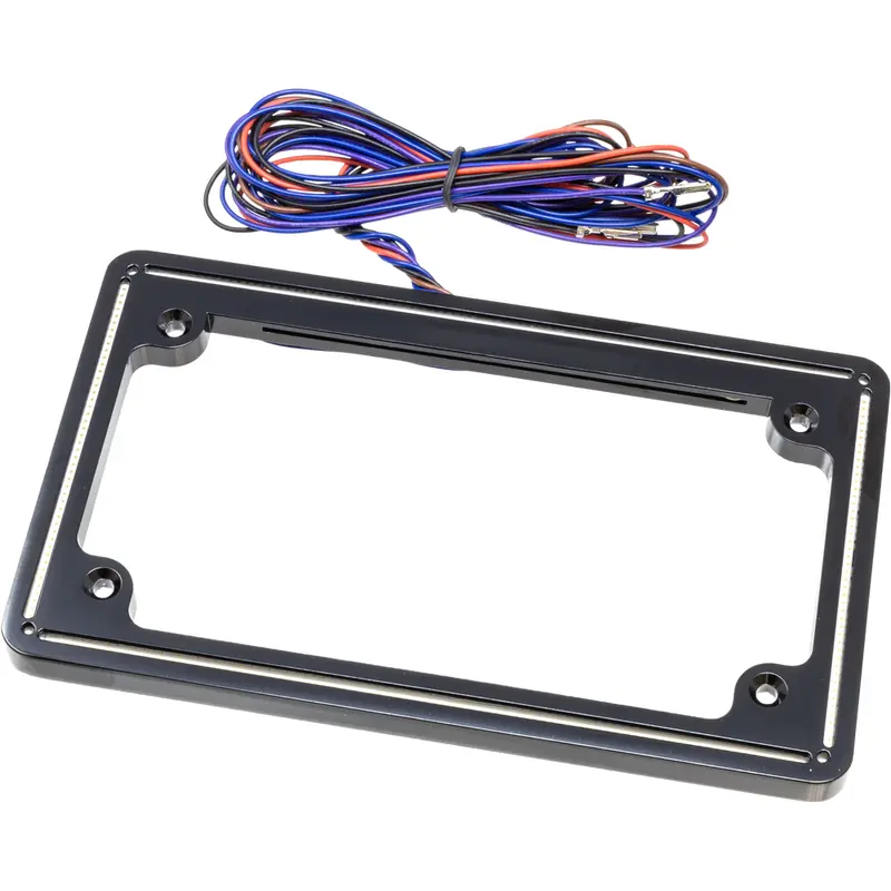 LETRIC LIGHTING CO PERFECT PLATE LIGHT GLOSS BLK UNIVERSAL FIT