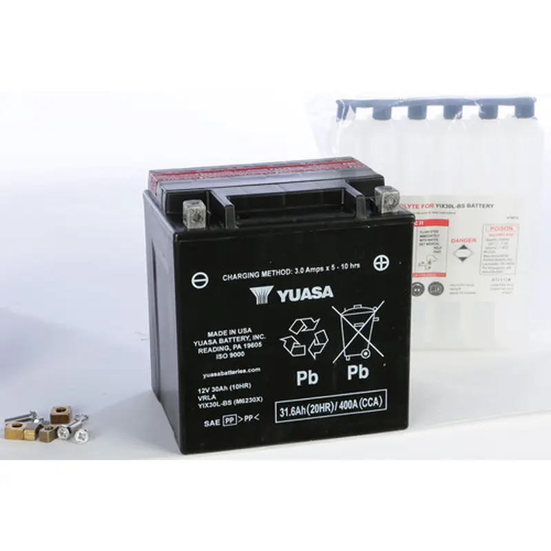 YUASA BATTERY YIX30L-BS-PW MAINTENANCE FREE