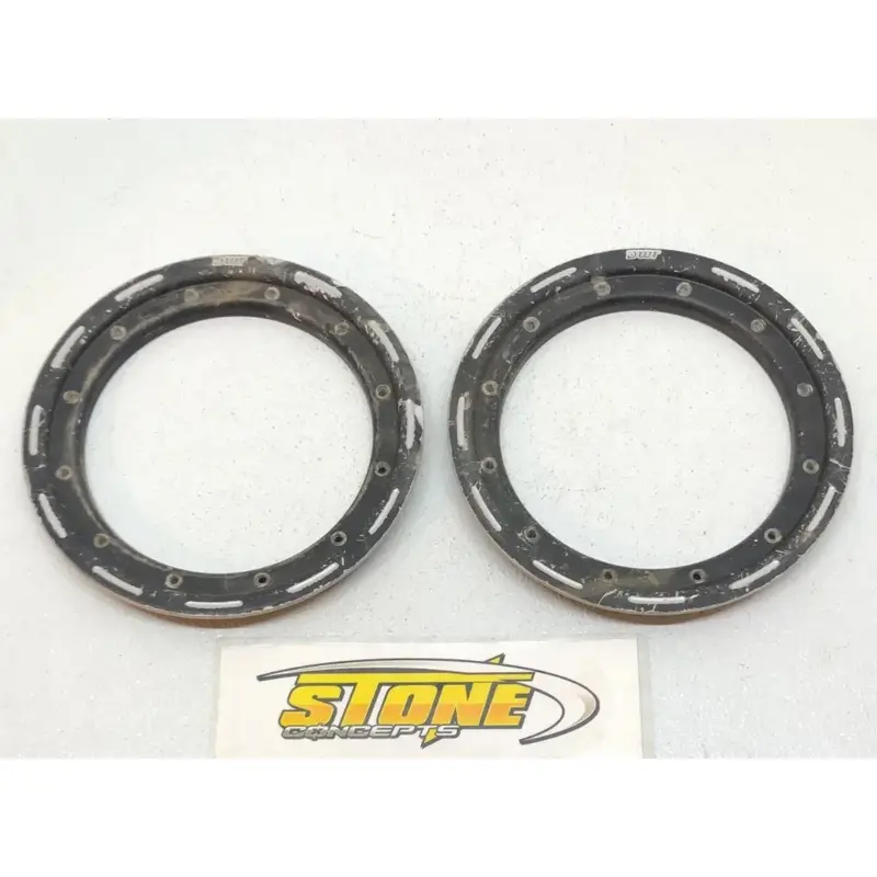 Douglas 10" DWT Front Wheel Beadlock Alumilite Rings Set YFZ TRX KFX 450R LTR450
