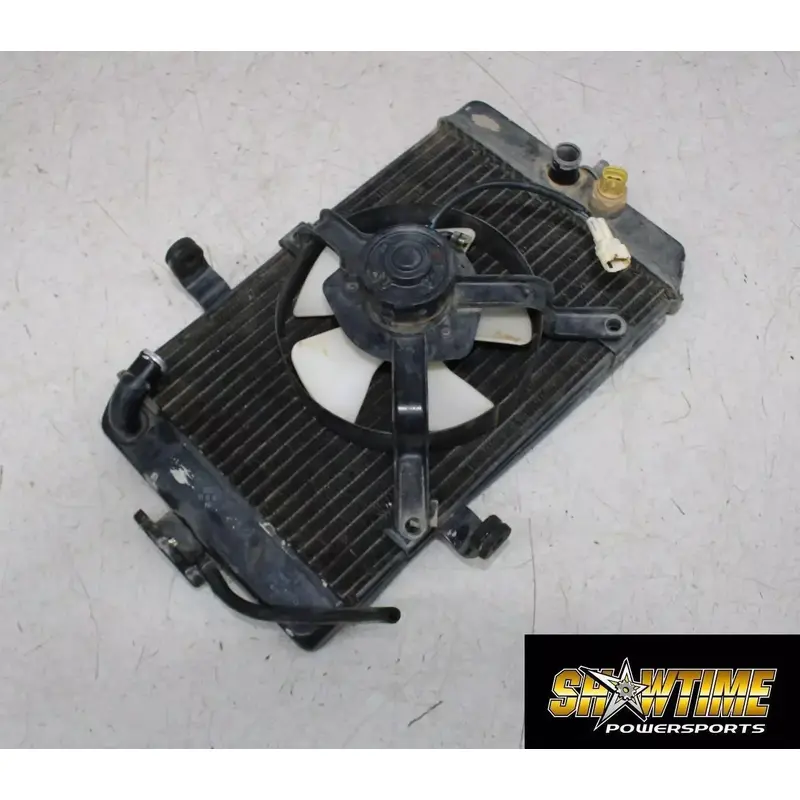 01-05 YAMAHA RAPTOR 660 ENGINE RADIATOR MOTOR COOLER COOLING RADIATER FAN