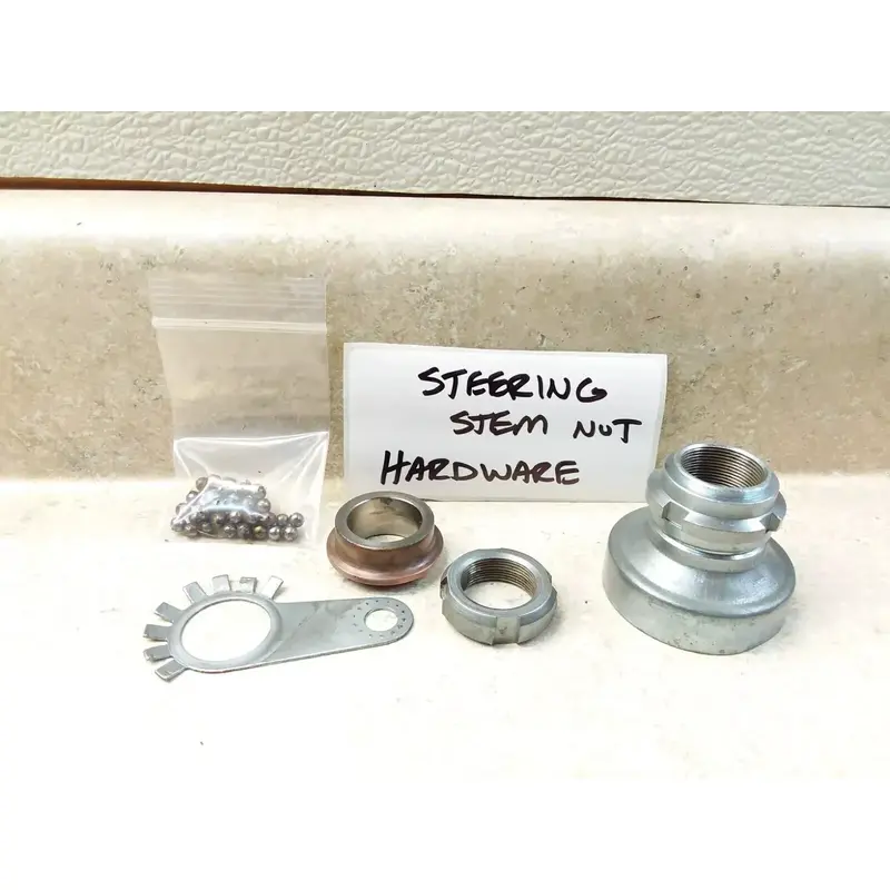 VTG 1965 1966 Honda CT200 Trail 90 Steering Stem Nut Hardware Lot PJ-6