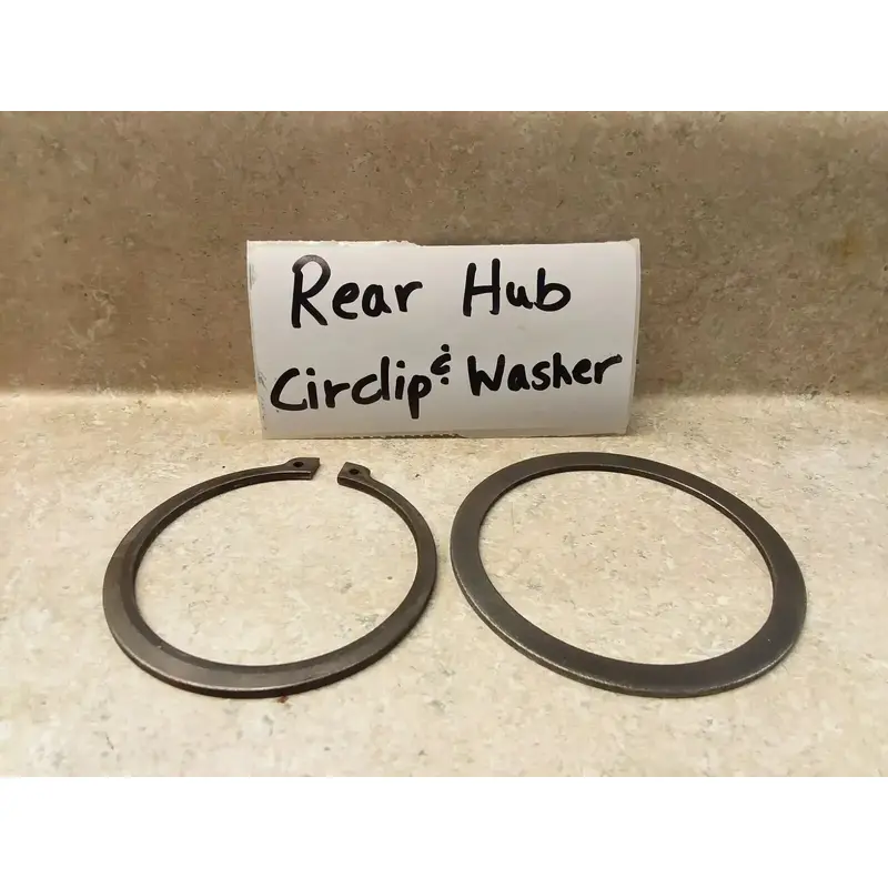 VTG 1972 1973 Honda XL250 XL 250 Rear Hub Flange Circlip & Washer PJ-4