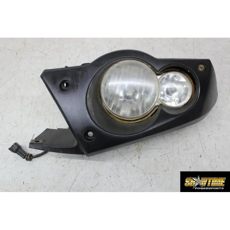 06 KAWASAKI BRUTE FORCE 650 KVF650 FRONT LEFT HEAD LIGHT LAMP HEADLIGHT TRIM