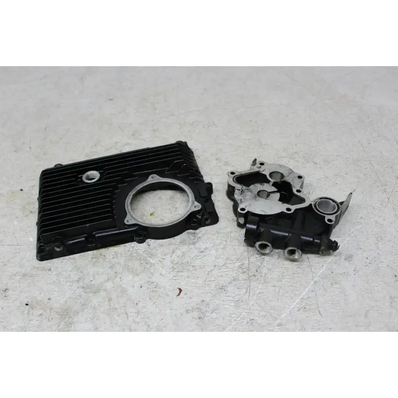 1999 BMW K1200RS ENGINE MOTOR BOTTOM OIL PAN COVER W/ OIL BLOCK