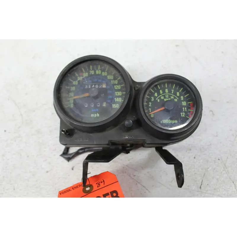 84 KAWASAKI ZX750A SPEEDO TACH GAUGES DISPLAY CLUSTER SPEEDOMETER TACHOMETER