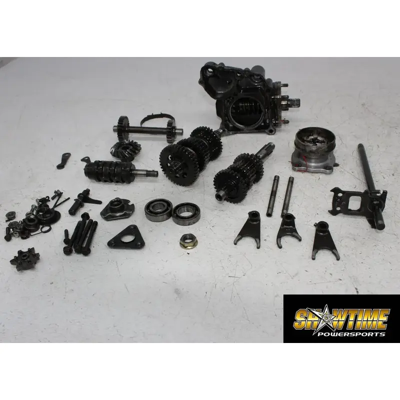 92 KAWASAKI BAYOU 220 KLF220 KLF220A ENGINE MOTOR TRANSMISSION TRANNY DRUM GEARS