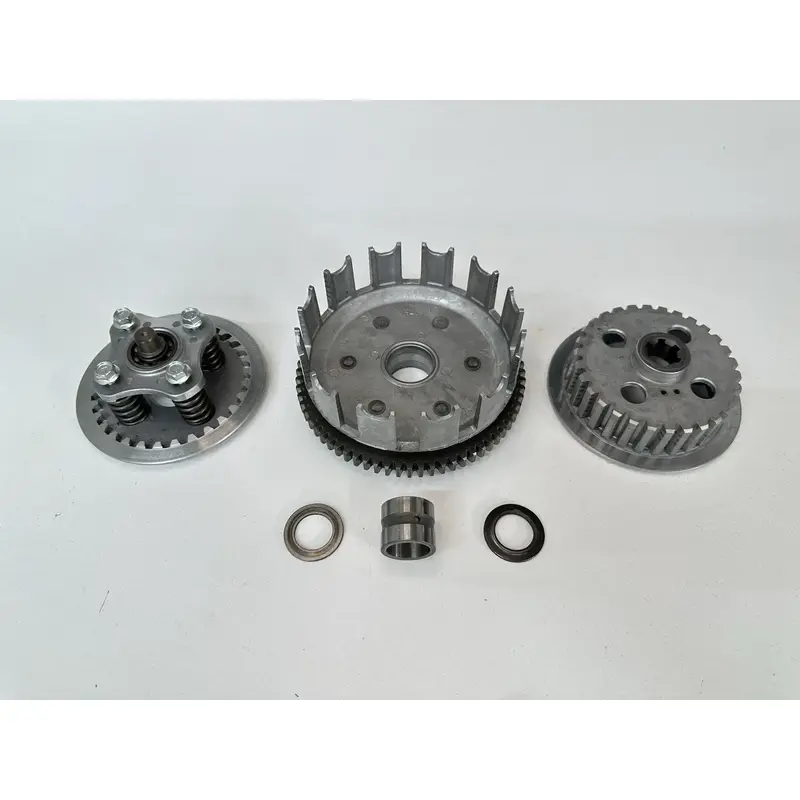 #2  87-93 SUZUKI LT230E LT 230 QUADRUNNER PRIMARY CLUTCH BASKET W HUB & PRESSURE