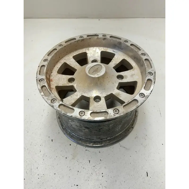 02 2002 Polaris Ranger 500 4x4 OEM STRAIGHT Rear Back Wheel Rim 12 X 8