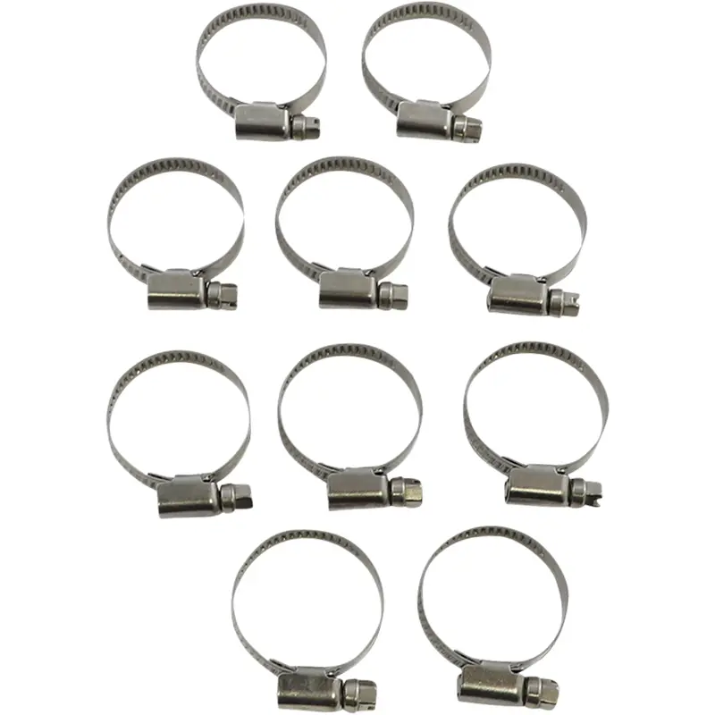Parts unlimited Embossed Stainless Steel Hose Clamps