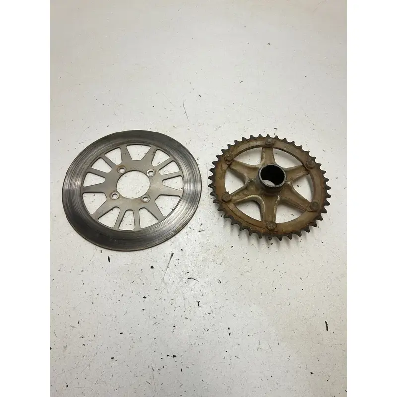 99 1999 Yamaha Warrior 350 YFM350x OEM GOOD Sprocket Hub Disc Brake Rotor