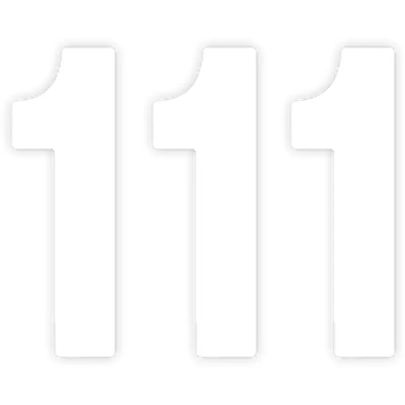 Factory effex Pro Number 1 - White - 7"